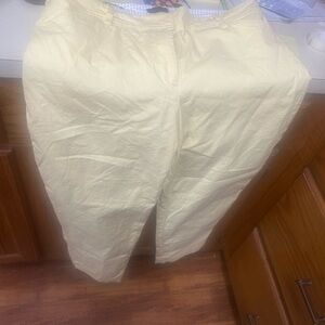 Talbots Yellow Pants